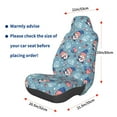 thumbnail image 2 of Lsque Independence With Gnome Pattern Car Seat Covers for Front Seats , Waterproof Seat Covers for Cars, Sporty Front Seat Covers,Car Seat Cover Protector Front Seats, 2 of 5