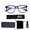Black, variant on ENYOUNG Video Recording Glasses 2.7K HD 110° Wide Angle Wifi Video Glasses Smart Camera Eyewear Camcorder for Outdoor Sports Cycling Adventures Vlogging Cam White Lens Dual Unit 6.69x2.76x2.36 in