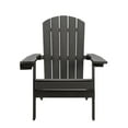 thumbnail image 4 of Tranquilo Depot Folding Dark Grey Adirondack Chair, 4 of 12