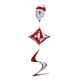thumbnail image 2 of Creativo jardín patio viento colgante colorido espiral  Papá Noel Cola Spinner de viento colgante, 2 of 8