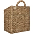 thumbnail image 5 of MyGift Wall Basket Hanging Storage Basket, Large Decorative Baskets, Magazine and Mail Organizer Basket 12.5 Inch, 5 of 5