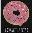 thumbnail image 2 of Matching Foodie Set Coffee Donut Unisex Plus Fleece Graphic Sweatshirt Brisco Brands 2X, 2 of 6
