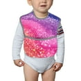 thumbnail image 6 of Easygdp Rainbow Glitter Cute Bibs For Babies, Baby Bibs for Eating, Toddler Bibs, Waterproof Bibs, Feeding Bibs, for Toddlers, Boys, Girls, 6 of 8
