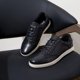 thumbnail image 4 of Zapatillas Jousen AMY904 para hombre, piel, casual, color negro, talla 9, 4 of 9