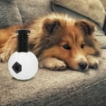 thumbnail image 3 of Pet TPR Rubber Toy - Football Shape, Leaky Design, Teeth Grinding, Interactive, Suitable for Dogs & Cats, 3 of 5