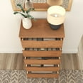 thumbnail image 6 of Plank+Beam Solid Wood Farmhouse 5 Drawer Dresser, Pecan Wirebrush, 6 of 9