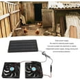 Solar Panel Fan Kit, 20W Weatherproof Dual Fan Heat Dissipation