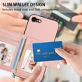 thumbnail image 5 of Magnetic Leather Phone Wallet Case Card Slot Shockproof Flip Back Cover For iPhone 16 15 14 13 12 11 Mini Pro Plus ProMax XR XS XSMax 7Plus 8Plus 7G 8G, 5 of 12