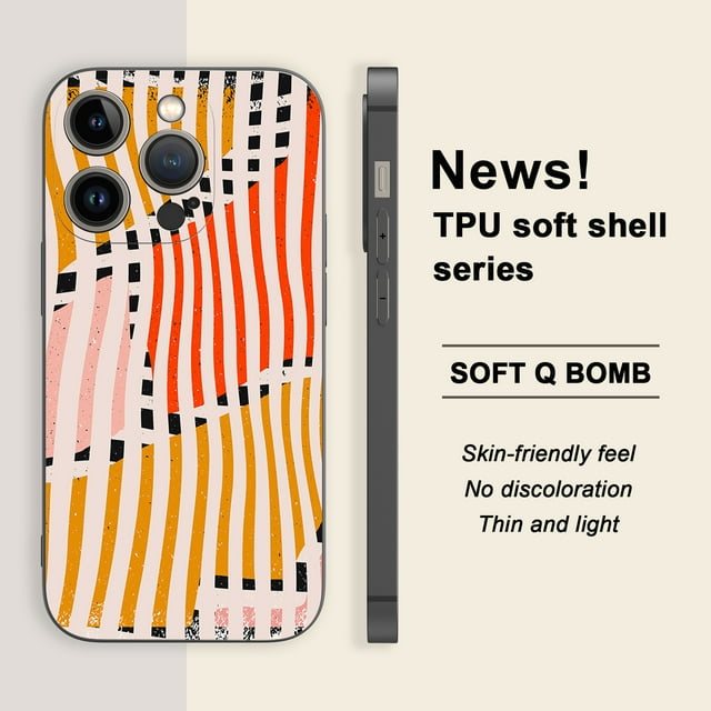 Agregue un toque de color y protección a su iPhone 15 Pro Max 14 13 12 Pro 11 con esta divertida funda para teléfono con gráficos