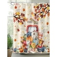 thumbnail image 2 of Fsddascl Fall Shower Curtain Set - 72" x 78" Washable Bathtub Curtain with 12 Hooks, Retro Thanksgiving Truck Pumpkin Maple Leaf Waterproof Fabric Stall Shower Curtains for Bathroom/Bathtub Décor, 2 of 6