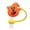 B, variant on Japceit Halloween Pumpkin Straw Toppers, 10 Pack Silicone Straw Covers, Cute Pumpkin Face Dust Proof Cap, Reusable Drink Accessories, Party Cup Decoration For Kids And Adults