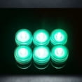 thumbnail image 2 of Led Round Waterproof Electronic Tea Light Candle Lamp, Green, Submersible For Aquarium, Bar, Party, Wedding Decoration, 2 of 3