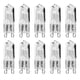 thumbnail image 1 of 10 Uds. Bombillas G9, lámparas halógenas de 18W, ahorro de energía, bombillas de horno blanco cálido para lámpara de pie, luces de gabinete, 1 of 8