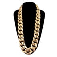 thumbnail image 1 of Men's Chunky Necklace,rapper Fake Chain 90s Fake Necklace, 1 of 5