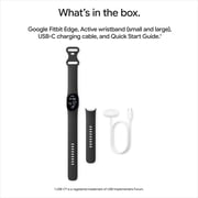 Google Fitbit Edge - Health and Fitness Tracker - with AMOLED Screen - Compatible with Android and iOs - featuring personal coaching built with Gemini - Obsidian