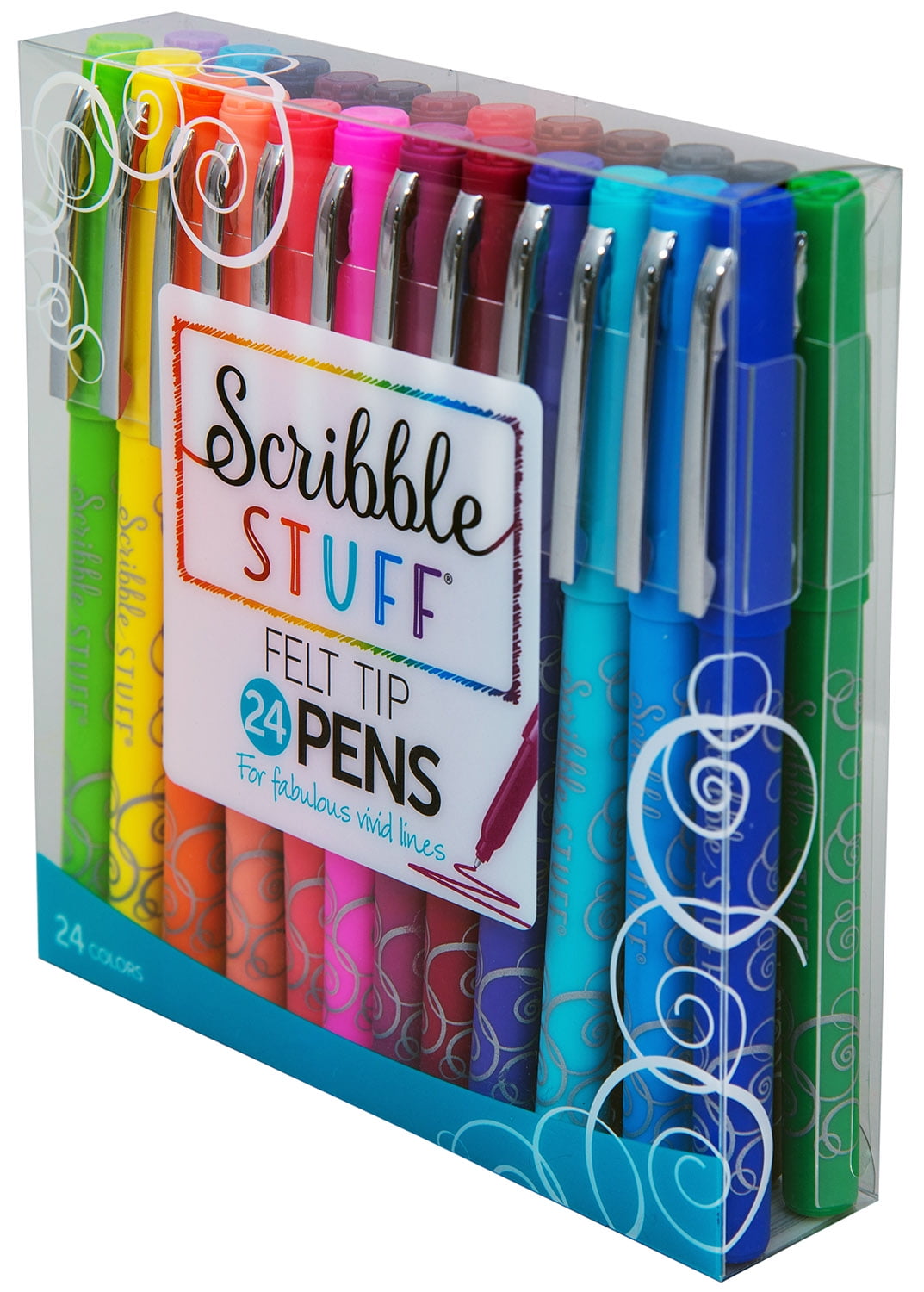 Scribble Stuff 15ct On Points Felt Pens Kit, Assorted Tips, Felt Pens, – XP  Wholesale