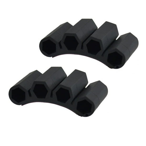 Paquete de 2 Fundas Magnéticas para Brocas, Se Fijan Al Taladro, Ajuste Universal, Puntas de Destornillador Magnéticas de 1/4 Pulgada, para Tornillos Hexagonales.