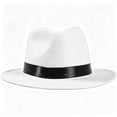 thumbnail image 2 of SPOORYYO Vintage 1930s Wide-brimmed Hat for Themed Events, Classic Fashion Accessory, 2 of 5