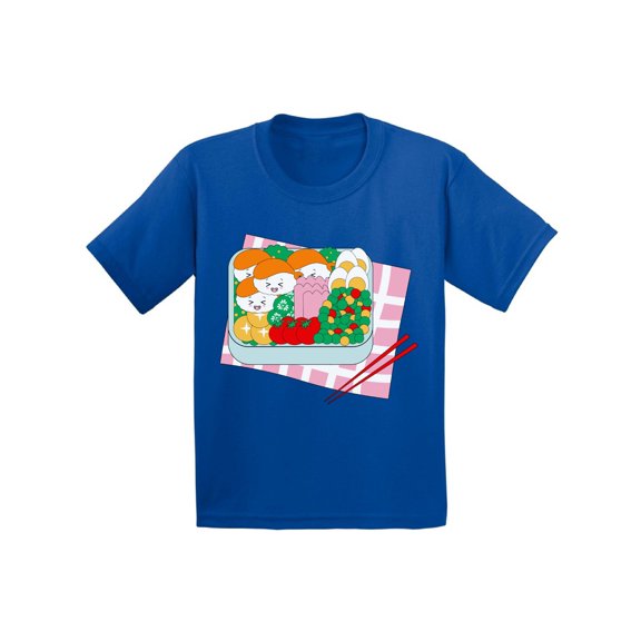 Boys Graphic Tees - Sushi Kawaii Bento Shirt XS S M L XL