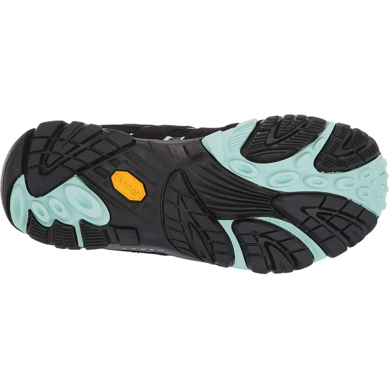 Merrell Women's Moab Vent Hiking Shoe Black Aqua