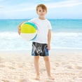 thumbnail image 6 of joogoo Highland Cattle Leopard Boys Swim Trunks Beach Swimsuit Shorts Boxer 9-11Y, 6 of 8