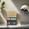 thumbnail image 5 of Clearance Sale! Wooden Storage Hygiene Products Bead Storage Rural Style Household Laundry Room Bathroom Organizer Desktop Ornament Practical Home Decor, 5 of 6