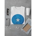 thumbnail image 3 of Grunge Somalia Flag T-Shirt Men -Image by Shutterstock, Male 3X-Large, 3 of 4