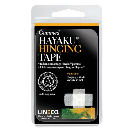 Lineco Gummed Japanese Hinging Tape - 1" x 12 ft, Roll