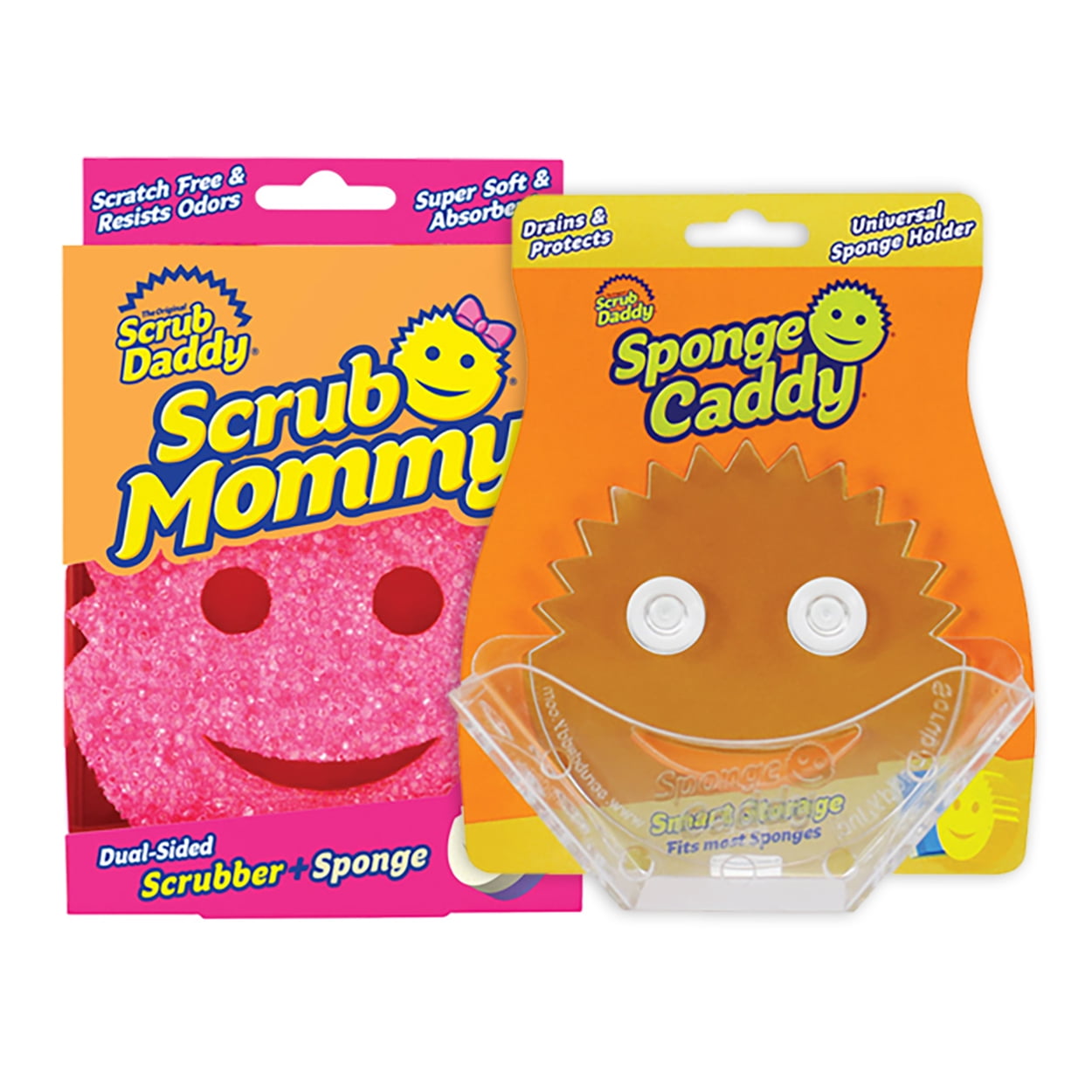 Scrub Daddy Scrub Mommy Scrub Sponge Bundle with Scrub Daddy Sponge