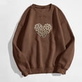 thumbnail image 1 of PVCS Femmes Imprimé Décontracté Manches Longues O-Cou Sweat-Shirt Tops, 1 of 1