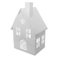 thumbnail image 1 of House Shape Candle Holder | Vintage House Shaped Metal Lantern | Tealight Lantern House Candlesticks Dining Room Table Decor Crafts, 1 of 9