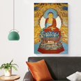 thumbnail image 4 of Póster tibetano Thangka Buddha Shakyamuni (4) Obras de arte Lienzo Póster Habitación Estética Arte de pared Impresiones Decoración moderna para el hogar Regalos 16x24 pulgadas (40x60 cm), 4 of 6