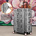 thumbnail image 4 of Black Geometric Triangle Diamond Pattern Luggage Cover Fashion Suitcase Cover Baggage Covers Fit 25-28 Inch Luggage (Go Travel), 4 of 5