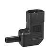 thumbnail image 3 of AC 110-250V 10A Male IEC320 C14 Power Socket Adapter Receptacle Connector Right Angle 3 Pcs, 3 of 3