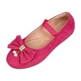 thumbnail image 2 of Dress Shoes Mary Jane Ballet Flats Round Toe Comfortable Elegant Shoes with Bow Decoration Solid Color Cute Mary Jane Flats, 2 of 8