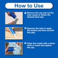 thumbnail image 3 of Advanced Silicone Caulk for Kitchen & Bathroom, White, 2.8 fl oz Tube, 1 Pack - 100% Waterproof Silicone Sealant, 5X Stronr Adhesion, Shrink & Crack Proof, 3 of 4