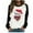 Black, variant on Fesfesfes Ugly Xmas Sweater Women Round-Neck Color Block Chriasmas Cat Graphic Printing Long Sleeve Tops Blouse