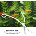thumbnail image 3 of Tijeras para plantas de acuario Tijeras de vidrio de acero inoxidable Tijeras curvas Tanque para tanque de peces Herramientas de paisajismo acuático Herramienta de recorte de plantas acuát esquí esquí Gafas de esquí, 3 of 5
