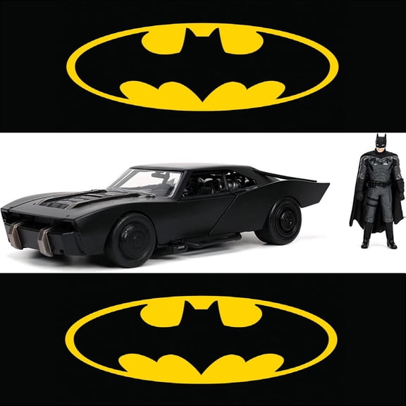 Batimobile & Batman Die Cast Jada Toys Coleccionable 1:24
