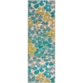 thumbnail image 2 of Rugs.com Azalea Collection Rug – 6 Ft Runner Blue Medium Rug Perfect For Hallways, Entryways, 2 of 9