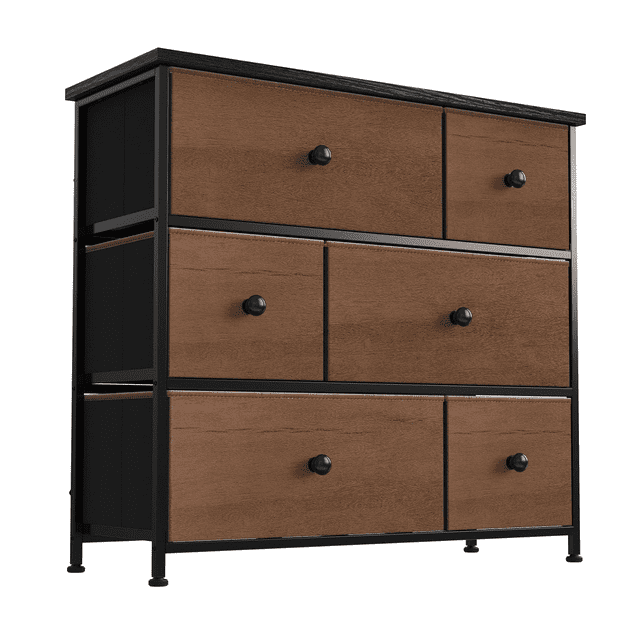 Mueble Cajonera para Recamara 6 Cajones De Tela