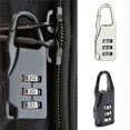 thumbnail image 2 of High Quality Small Chic Padlock Practical Suitcase Luggage Security Password Lock 3 Digit Combination Travel Accessories 3, 2 of 6
