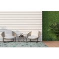 thumbnail image 2 of Tapis d'extérieur lavable Deltona vert & ivoire 7 pi x 9 pi, 2 of 9