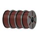 thumbnail image 1 of 4 filamentos para impresora 3D, accesorio universal para impresora 3D resistente al desgaste. Color chocolate, 1 of 9
