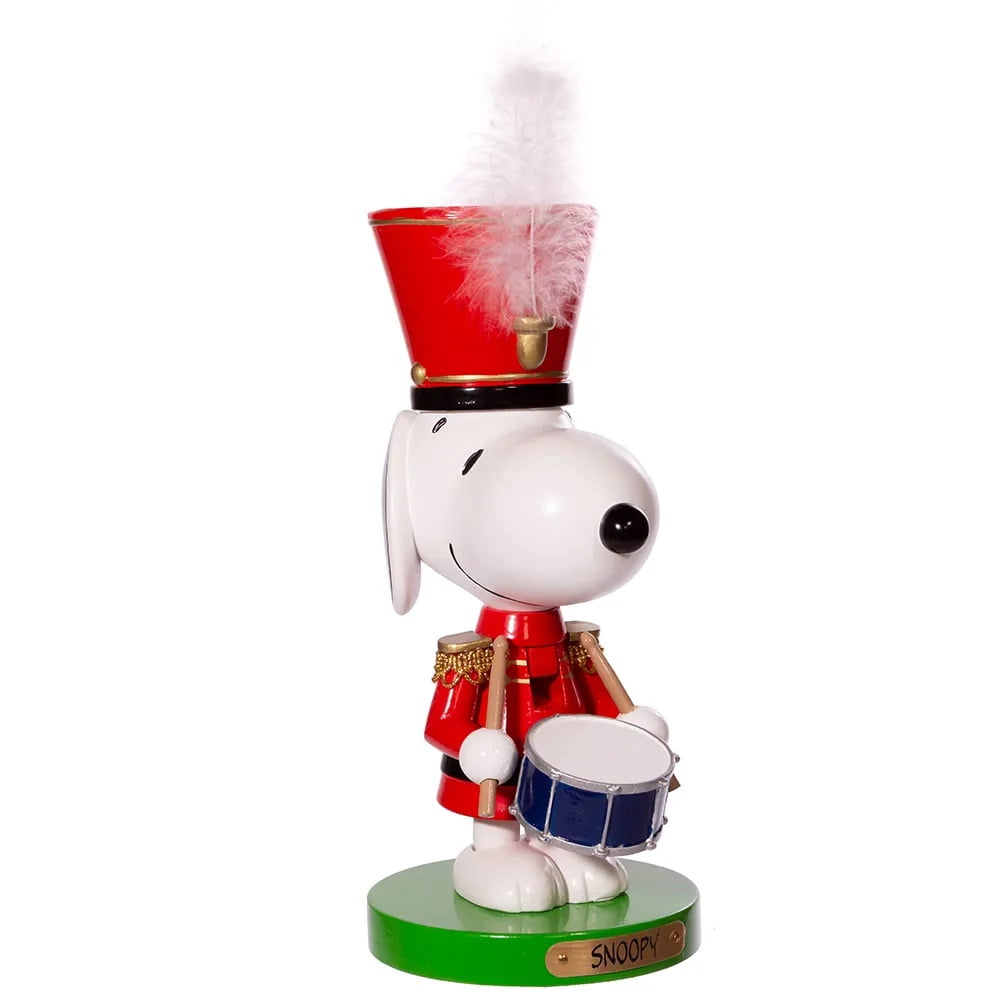 Peanuts PN6211L 10 in. Snoopy the Drummer Nutcracker