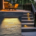 thumbnail image 2 of 7.8in. LED Outdoor Stair Lights 4W Step Lights 3000K  Low Voltage Outdoor Wall lights 6-pack, 2 of 6