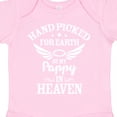 thumbnail image 4 of Inktastic Handpicked for Earth by My Pappy in Heaven with Angel Wings Boys or Girls Baby Bodysuit, 4 of 5