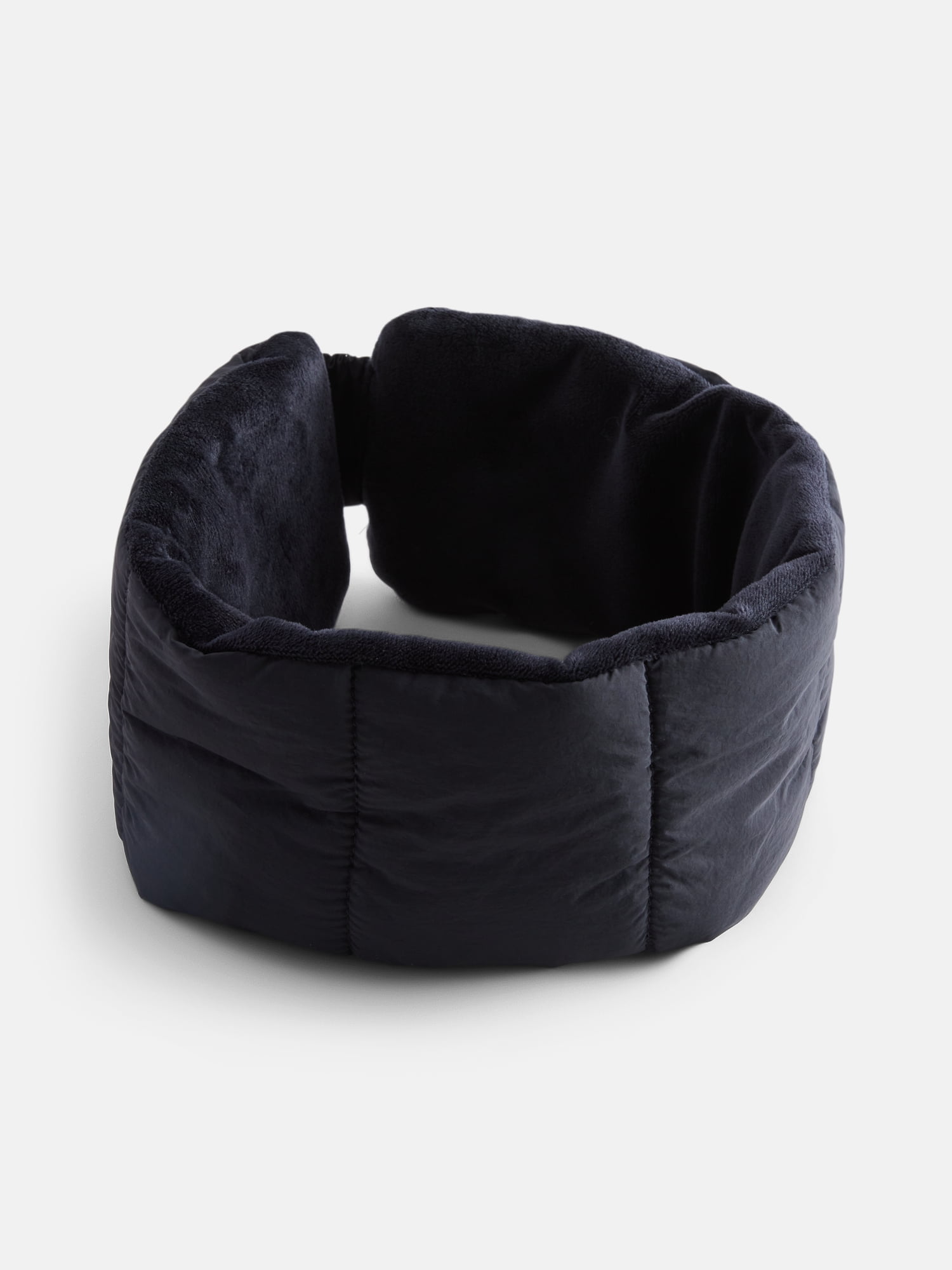 No Boundaries Women's Quilted Headband, Black Soot