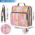 thumbnail image 2 of FORMRS Zipper Binder with Shoulder Strap 2-inch Ring 500 Sheet Capacity File Bag, Flat Yellow Stars, 2 of 5
