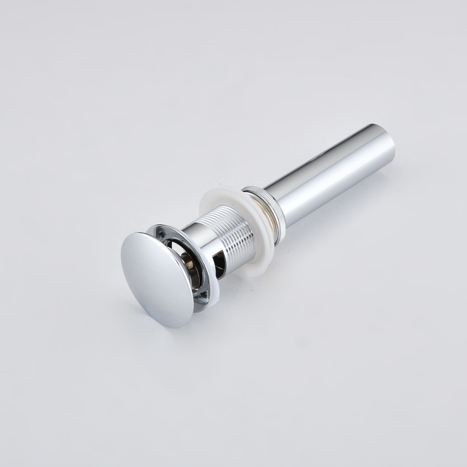Bathroom Sink Drain with Overflow, Vessel Sink Lavatory Vanity Pop Up Drain Stopper, 304 Stainless Steel
